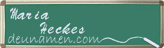 Maria Heckes Visitenkarte